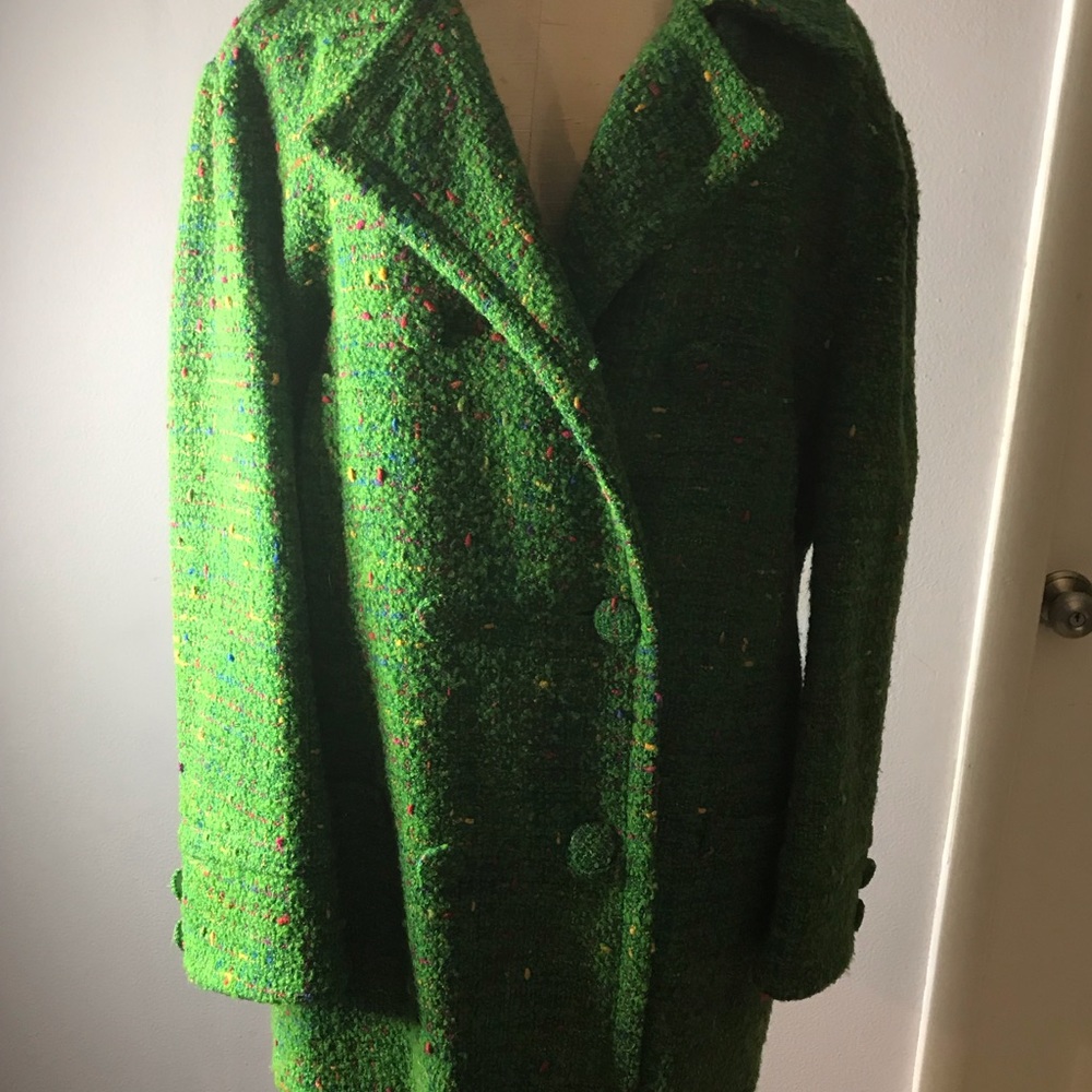 MUST GO- Vintage Versace Jeans Couture GreenCoat Suit